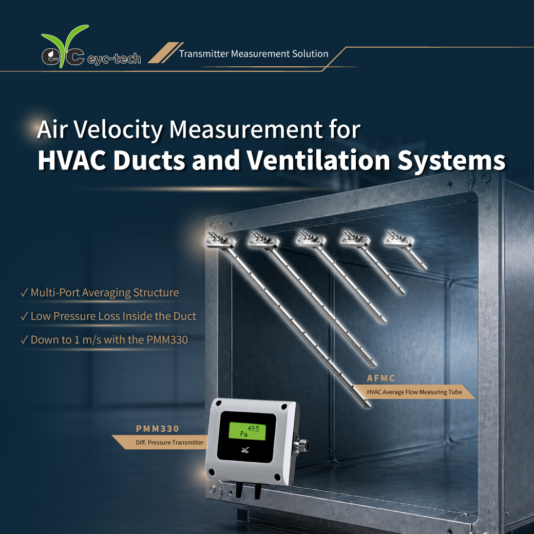 Transmitter Measurement Solution | Air Velocity Measurement for HVAC Ducts and Ventilation Systems