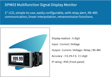 DPM03 Multifunction Signal Display Monitor