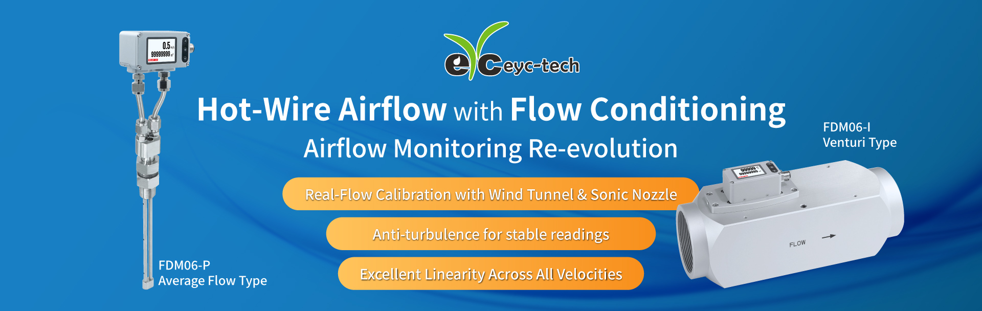 Hot-Wire Airflow Combined with Flow Conditioning Design: Airflow Monitoring Re-evolution