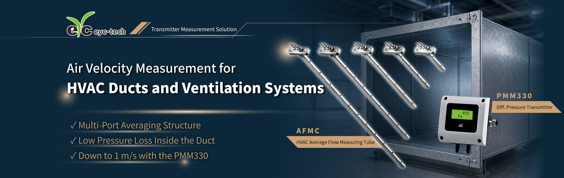Transmitter Measurement Solution | Air Velocity Measurement for HVAC Ducts and Ventilation Systems