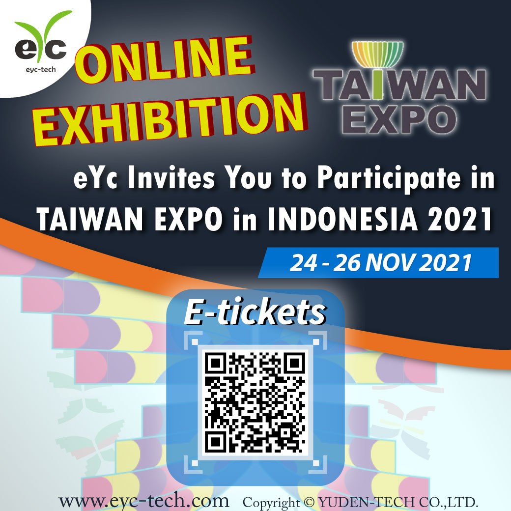eYc TAIWAN Expo in Indonesia 24-26 November 2021 invitation eYc TAIWAN Expo in Indonesia 24-26 November 2021 invitation